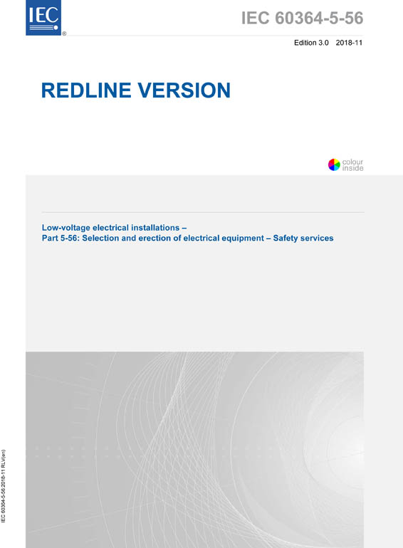 Cover IEC 60364-5-56:2018 RLV